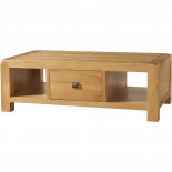 Avon Oak Large Coffee Table with Drawer